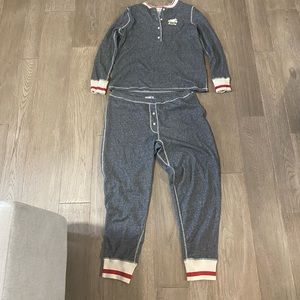 Roots - Cabin Waffle Pajama Set - Size XL